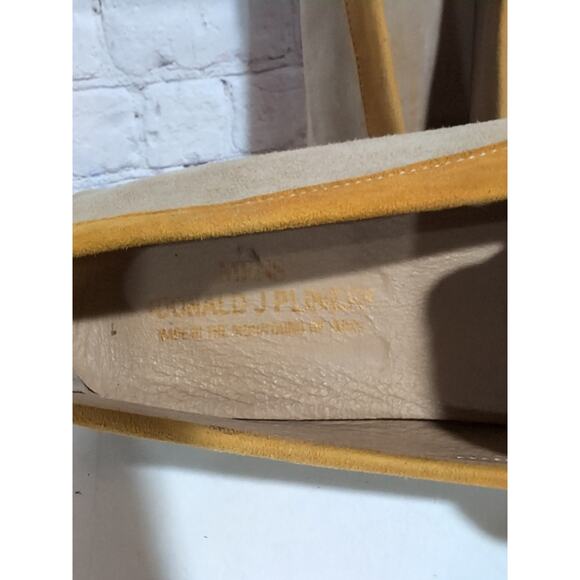 Donald J. Pliner Mens Vergil Tan Brown Suede Slip-On Driving Loafer Shoes 11.5 - Picture 5 of 15